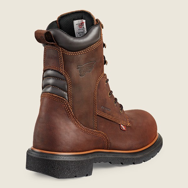 Safety Støvler Herre - Red Wing Dynaforce® - 8-Inch Waterproof Toe - Brune - EVYDWL-796